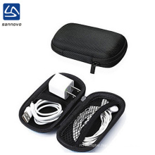 sannovo wholesale portable small black earphone bag